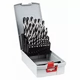 Bosch Professional 25tlg. HSS Spiralbohrer PointTeQ Set (für Metall, ProBox, Zubehör Bohrschrauber)
