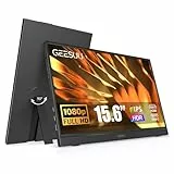 GEESUU Portable Monitor 15,6 Zoll FHD Tragbarer Monitore Mobiler Bildschirm
