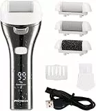 PRITECH Elektrischer Hornhautentferner Fußpflege Hornhaut Entfernen wiederaufladbar Pediküre Hornhautfeile Callus Remover