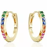 Maison Sophie ® Ohrringe Silber 925 Creolen Roségold | Wasserfester Schmuck Damen | Mehrfach vergoldet mit 18k für lange Haltbarkeit | Recyceltes Silber | Edles Geschenk