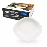 Villeroy & Boch - Vapiano Pastateller Set 2 Teilig, Pastateller Groß Tief Weiß, Nudelteller, Pastatellerset, Spaghettiteller, Suppenteller Tief, Salatteller Groß, Vapiano Teller Tief, Porzellan