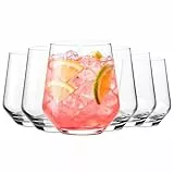 MIAMIO - Trinkgläser Set 6-Teilig 420 ml, 6er Set Wassergläser, Saftgläser, Longdrinkgläser, Cocktailgläser Set, Gläser & Trinkgeschirr - Spülmaschinenfest - Riva Collection