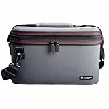 snakebyte Zubehör-Set für Nintendo Switch 2 - grau Tasche & Hardcase – Platz für Docking Station, Controller & Zubehör – Abnehmbare Extra-Tasche für Konsole & Spiele