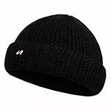 NYTTED® Kurze Fisherman Beanie Herren & Damen I Made in Germany - Seemannsmütze aus 100% feinster Schurwolle I Fischermütze Herren & Damen I Docker Mütze