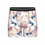 Vosery - atmungsaktive Herren Boxershorts mit Kolibri Nr. J92, Schwarz , L