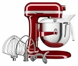 KitchenAid HEAVY DUTY KÜCHENMASCHINE MIT SCHÜSSELHEBER 6,6 L - EMPIRE ROT 5KSM70JPXEER