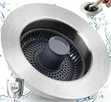 Hygie Rinse 3-in-1-Sieb für Küchenspüle, 304 Edelstahl, Pop-Up-Abflusssieb mit Griffstange für US-Standard 8,9 cm Ablauffilter, Anti-Verstopfung
