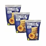 Elephant Baked Squeezed Pretzels mit Meersalz 3x180g, Knusprige Ofenbrezeln, Leckerer Snack für jede Gelegenheit - Box by Needforsweet