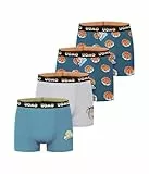 Trendy Boy Jungen Baumwoll-Boxershorts Unterwäsche, 4er-Pack – Ultraweiche Boxer Briefs, Mehrfarbig, Größen 6-16 Jahre (B722, 11-12 Years)