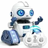 Ophy Roboter Kinder Spielzeug, wiederaufladbar und projizierbar, RC-Roboter mit LED-Augen und Musik, RC-Spielzeug mit Gestensensor für ab 3 4 5 6 7 8 9 10 Jahre Jungen und Mädchen Geschenk