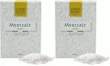 Küper Selection Meersalz - 1000g grobes Salz zum Würzen und Verfeinern - ohne Zusätze oder chemische Nachbehandlung (Packung mit 2)