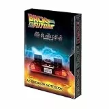 Back To The Future Notizbuch A5 (Retro VHS Kassetten Design) Back To The Future A5 Tagebuch / Notizbuch in passender Geschenkbox, 240 linierte Seiten - Offizielles Lizenzprodukt