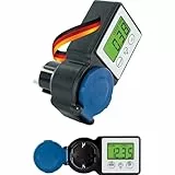 SCHWAIGER Energiekostenmessgerät Stromzähler Steckdose Outdoor IP44 Einspeisemessgerät Balkonkraftwerk Solaranlage beleuchtetes Display Watt Volt kWh digital Stromkostenmessgerät Einspeisung messen