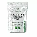 Creatin Pulver 1 kg – 100% Kreatin Monohydrat, mikronisiert – Ohne Zusätze – Gut löslich & geschmacklos – Mit Dosierlöffel – Vorrat für 333 Portionen