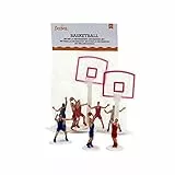 DECORA, 0816015 Dekorationsset für Basketballthemenkuchen, Enthält 8 Spieler und Zwei Körbe, Ideal zum Dekorieren von Gebäck für Geburtstagsfeiern, Insgesamt 10 Teile.