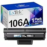 LxTek 106A Kompatible Tonerkartusche Ersatz für HP 106A Toner kompatibel für HP Laser 107a 107r 107w MFP 135a 135r 135w 135wg 137fnw 137fwg (Schwarz)