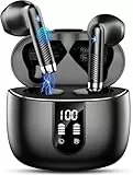 Drsaec Bluetooth 5.4 Kopfhörer, In Ear Kabellos Bluetooth 2025 Neu Kabellose Kopfhörer mit 4 ENC Mic, Noise Cancelling Earbuds 56Std Tiefer Bass, IP7 Wasserdicht Sport Ohrhörer, LED-Anzeige