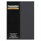 Traumschloss Spannbetttuch »Comfort« 100% Baumwolle | Edel-Jersey | bügelfrei | anthrazit | 90-100x200cm