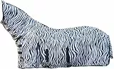 HKM 550687 Fliegendecke mit Halsteil Zebra mit Bauchlatz, L