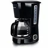 EMERIO Filter Kaffeemaschine groß | 1.5L Glaskanne für bis zu 12 Tassen frischen Kaffee | herausnehmbarer Permanent-Filter | Anti-Tropf-Funktion | 40 Min. Auto-Off | 750W | CME-125129.4