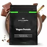 Protein Works - Vegan Protein, Pflanzlicher Proteinshake, Veganes Proteinpulver, Glutenfrei, 16 Shakes, Chocolate Silk, 500g