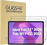 ProCase 2 Stück Displayschutzfolie für Lenovo Idea Tab 11 Zoll 2025 / Lenovo Tab M11 2024 / Tab K11e (11 Zoll) – Schutzglas Screen Protector Displayschutz - Klar