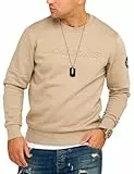 JACK & JONES Infinity Herren Sweatshirt Austin Pullover Sweater Crockery, L