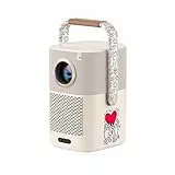 Beamer Outdoor mit wiederaufladbarem Akku, Beamer Sound von JBL, Native 1080P FHD Tragbarer Projektor mit WiFi 6 und Bluetooth, Autofokus Beamers Heimkino für Outdoor Home (K.H Edition)