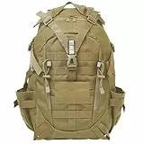 aiGear 25L Taktischer Rucksack/Militär Rucksack | Wasserdichter Große Kapazität | für Männer Frauen Outdoor Sport Trekking Wandern Reise Camping (Khaki)