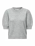 ONLY Damen Onlrica Life 2/4 Pullover KNT Noos Strickpullover 15318551 ,Light Grey Melange ,L