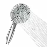 Vinabo Handbrause Duschkopf – 5 Strahlarten wassersparend als Sparduschkopf mit Massagefunktion – Duschbrause für Duschsysteme
