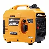 maXpeedingrods 1200W Stromgenerator Tragbare Inverter Stromerzeuger Superleise Leichter 11.5KG Benzinbetriebend 4 Takt mit AC/USB Steckdose für Outdoor Camping Wohnwagen Notstromaggregat Garage