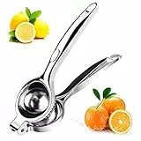 Magrimaxio Zitronenpresse Handpresse, Zitruspresse Manuell, Anti-Ätzmittel, Schweres Saftpresse Manuell, 7cm Durchmesser Lemon Squeezer für Küche, Bar, Restaurant, Sicher und Langlebig