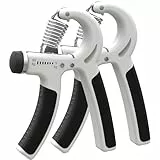 PORTENTUM Handtrainer Unterarmtrainer 2pcs, Einstellbarer Widerstand 5-60kg, Hand Unterarm Trainingsgerät, Grip Griffkraft Trainer, Rutschfester Griff, Für Sportler und Wiederherstellung der Hand