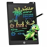 LCD Schreibtafel Kinder,PINKCAT Beschäftigung Autofahrt Spiele 12 Zoll Schreibtablett Zauberblock Spielzeug ab 2 3 4 5 6 7 8 Jahr Reisespiele Schreiben Zeichnen für Mädchen Jungen Geschenke