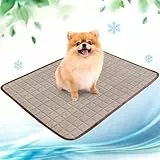 NIBESSER Kühlmatte für Hunde Pet Dog Cooling Mat Sommer Selbstkühlende Matte Hunde Katzen Haustier Kühlmatte Natürlich