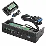 Sonew Interner Multifunktionskartenleser Dashboard PC Frontseite SD Kartenleser und Super Speed USB 3.0 Anschluss + SD/MS/XD / M2 / CF/TF.