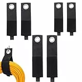 6 Kabel Organizer Kabelriemen Kabel Organizer Kabelriemen Wiederverwendbare Kabelriemen Mit Öse Hochleistungs-Aufbewahrungsgurte Für Verlängerungskabel, Schläuche, Seile, Keller, Werkstatt, Wohnmobil