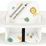 Sitzverkleinerer für Hochstuhl Baby Sitzkissen Stuhl - Kinder Sitzauflage für Hauck und Stokke Kinderhochstuhl High Chair Cover für Kinderstuhl Babystuhl und Hochstühle Safari