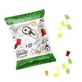 Logbuch-Verlag 50 kleine Fußball Gummibärchen Kinder Geburtstag Fußballverein Mitgebsel Gastgeschenk grün 7 x 9 cm