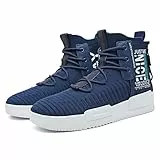 FUSHITON Herren Sportschuhe High Top Turnschuhe Mode Freizeitschuhe Draußen Laufschuhe Sneakers Leicht Bequem rutschfest Fitnessschuhe Outdoor Straßen Traillauf Schuhe