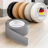 Floordirekt Sockelleiste Selbstklebende Rückseite - 50 x 15 mm - Küchenleiste, Knickleiste individuell zuschneidbar - Weichsockelleiste aus PVC (Länge: 10 Meter, Weiß, Oslo)
