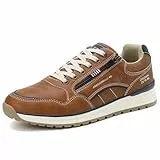 ARRIGO BELLO Herren Sneakers Freizeitschuhe Schuhe Wanderschuhe Laufschuhe Leichtgewicht Outdoor Gemütlich Größe 41-46(A-Braun, Größe 46)