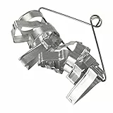 Zenker 10er Ausstecher-Set, Ausstecher mit unterschiedlichen Weihnachtsmotiven, Set für Kekse und Plätzchen, Farbe: silber, Menge: 1 x 10er Set