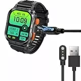 Blueshaweu Ladekabel Kompatibel mit Bambooinn M63 Smartwatch 2.13', Kabel Ladegerät Ladestaion für Bambooinn M63 Smartwatch (schwarz)