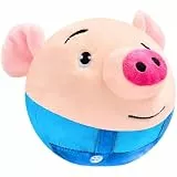 Blue Hopping Pig Pet Toy for Dogs, Interactive Talking Plush Toy with Smart Dancing, Built-in 398 Songs, Responsive Sensor, USB Charging, 16.5*12.4*12.4cm for Playtime Fun