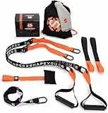 Septagon Sports® Premium Sling Trainer Set V.2026 Suspension Trainer mit Handtuch, Rucksackbeutel und Trainingsbuch - Schlingentrainer für Functional Training mit Türanker + Qualitätszertifikat