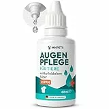 Maison Naturelle MN Pets Augenpflege für Hunde (60 ml)– Augenpflege & Augenreiniger mit kolloidalem Silber (25 PPM) – Sanfte Reinigung bei gereizten Augen & Tränenflecken