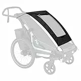 Upgrade 2026 Sonnenschutz für Fahrradanhänger (Einzel-Kinderanhänger), UPF50+ Sonnenschutz Zubehör, mit Kordelzug verstellbar,Fahrradanhänger kompatibel mit Thule, Kesser, Hauck und weiteren Marken