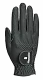 Roeckl Sports Reithandschuh ROECK-Grip PRO, Unisex Sommer Handschuh, Schwarz 7.5